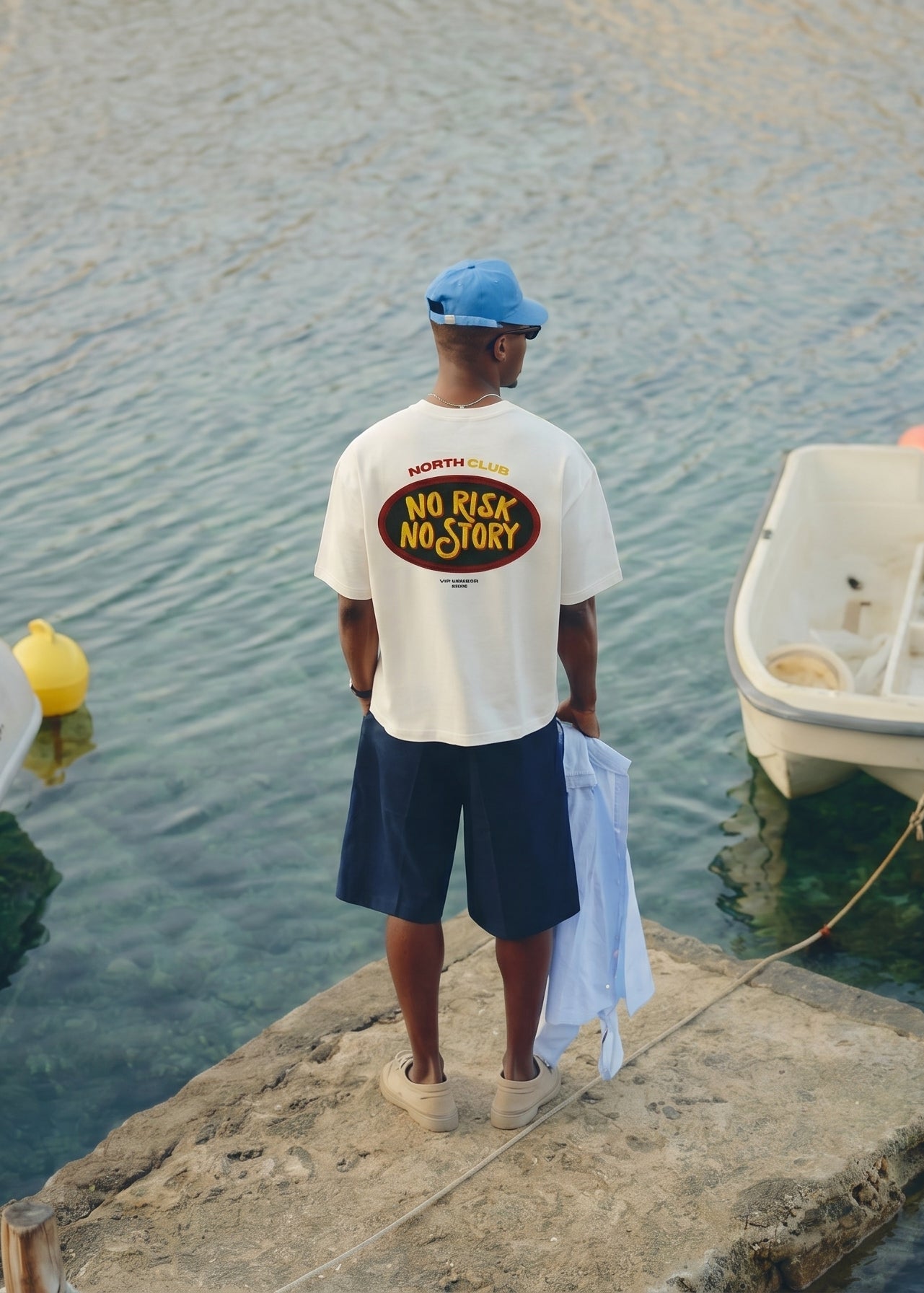 NO RISK NO STORY™ Tee — Prestige Club Edition