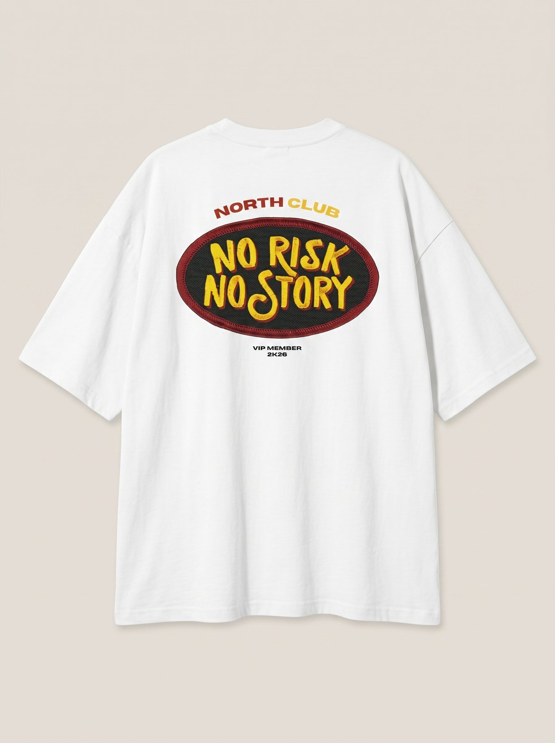 NO RISK NO STORY™ Tee — Prestige Club Edition