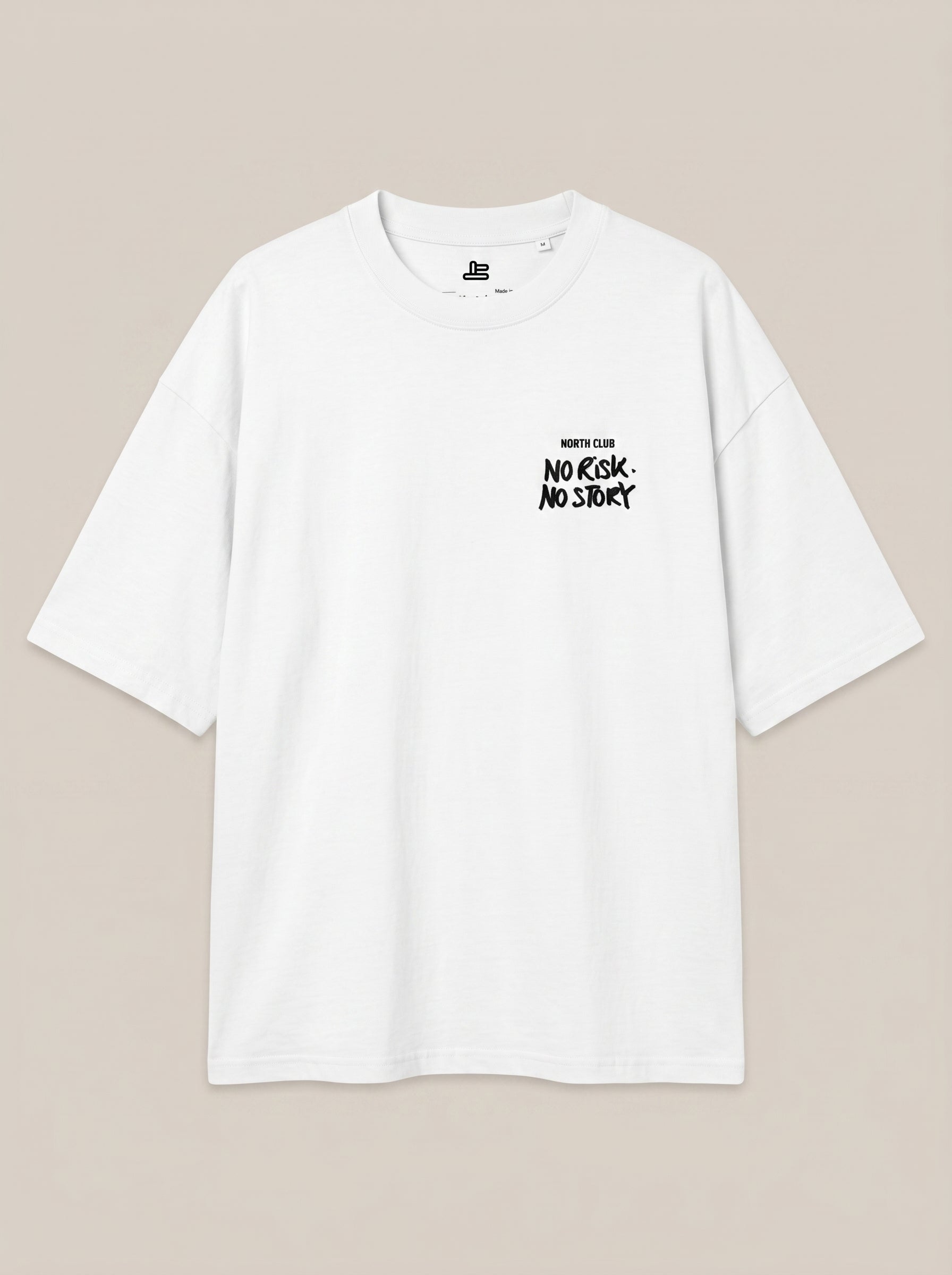 NO RISK NO STORY™ Tee — Prestige Club Edition